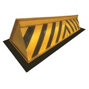 Road safety remote control night hydraulic flap automatic interception of obstacles